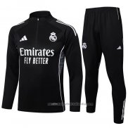 Chandal de Sudadera del Real Madrid 25/26 Negro