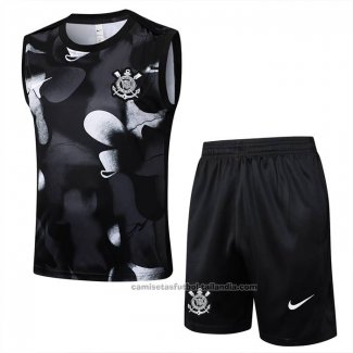 Chandal del Corinthians Sin Mangas 25/26 Negro