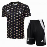 Chandal del Juventus Manga Corta 24/25 Negro - Pantalon Corto
