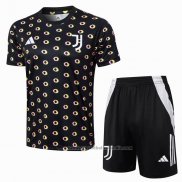 Chandal del Juventus Manga Corta 24/25 Negro - Pantalon Corto
