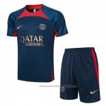 Chandal del Paris Saint-Germain Manga Corta 23/24 Azul - Pantalon Corto