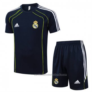 Chandal del Real Madrid Manga Corta 25/26 Azul - Pantalon Corto
