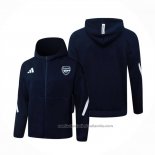 Chaqueta con Capucha del Arsenal 25/26 Negro