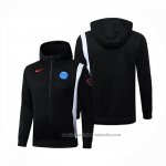 Chaqueta con Capucha del Napoli 25/26 Negro