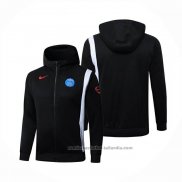 Chaqueta con Capucha del Napoli 25/26 Negro