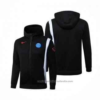 Chaqueta con Capucha del Napoli 25/26 Negro