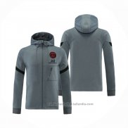 Chaqueta con Capucha del Paris Saint-Germain 21/22 Gris
