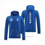 Chaqueta con Capucha del Real Madrid 22/23 Azul