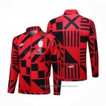 Chaqueta del AC Milan 22/23 Rojo y Negro