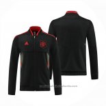 Chaqueta del Manchester United 22/23 Negro y Rojo