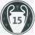 UCL 15 Times Titleholder Trophy