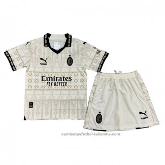 Camiseta AC Milan Pleasures Portero Nino 23/24