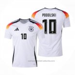 Camiseta Alemania Jugador Podolski 1ª 2024