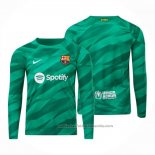 Camiseta Barcelona Portero Manga Larga 23/24 Verde