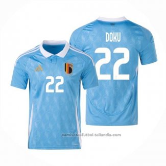 Camiseta Belgica Jugador Doku 2ª 2024