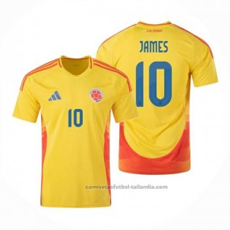 Camiseta Colombia Jugador James 1ª 2024