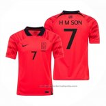 Camiseta Corea del Sur Jugador Son Heung Min 1ª 2022