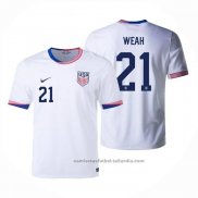 Camiseta Estados Unidos Jugador Weah 1ª 2024