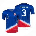 Camiseta Estados Unidos Jugador Zimmerman 2ª 2024