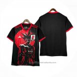 Camiseta Japon Anime 25/26 Negro Rojo