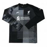Camiseta Liverpool Portero Manga Larga 21/22 Negro