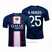 Camiseta Paris Saint-Germain Jugador N.Mendes 1ª 22/23