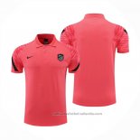 Camiseta Polo del Atletico Madrid 22/23 Rosa