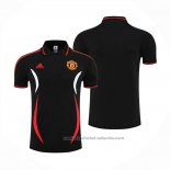 Camiseta Polo del Manchester United 2022/23 Negro