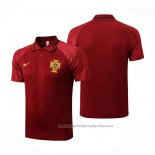 Camiseta Polo del Portugal 22/23 Rojo