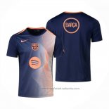Camiseta Pre Partido del Barcelona 25/26 Azul Naranja