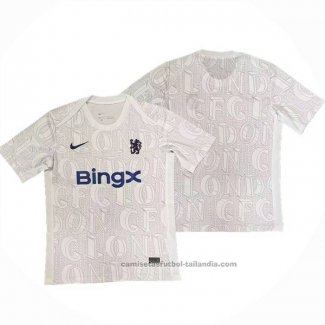 Camiseta Pre Partido del Chelsea 25/26 Blanco