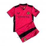 Camiseta Wolves Portero Nino 21/22 Rosa