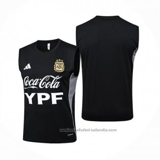 Camiseta de Entrenamiento Argentina Sin Mangas 25/26 Negro