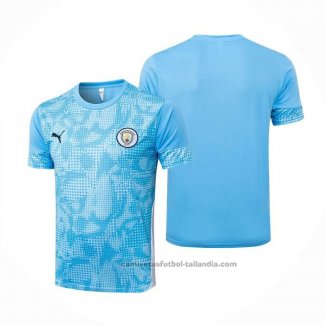 Camiseta de Entrenamiento Manchester City 25/26 Azul