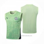 Camiseta de Entrenamiento Manchester City Sin Mangas 25/26 Verde