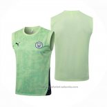 Camiseta de Entrenamiento Manchester City Sin Mangas 25/26 Verde