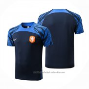 Camiseta de Entrenamiento Paises Bajos 22/23 Azul