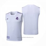 Camiseta de Entrenamiento Real Madrid Sin Mangas 25/26 Blanco Purpura
