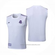 Camiseta de Entrenamiento Real Madrid Sin Mangas 25/26 Blanco Purpura