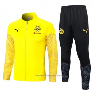 Chandal de Chaqueta del Borussia Dortmund 23/24 Amarillo