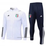 Chandal de Chaqueta del Italia 23/24 Blanco