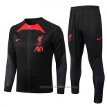 Chandal de Chaqueta del Liverpool 22/23 Negro