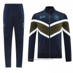 Chandal de Chaqueta del Napoli 24/25 Azul Verde