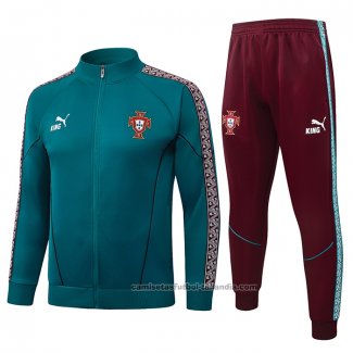 Chandal de Chaqueta del Portugal 26/27 Verde