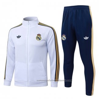 Chandal de Chaqueta del Real Madrid Nino 2026/27 Blanco