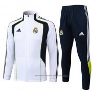 Chandal de Chaqueta del Real Madrid Nino 25/26 Blanco Negro