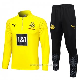 Chandal de Sudadera del Borussia Dortmund 23/24 Amarillo