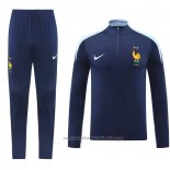 Chandal de Sudadera del Francia 24/25 Azul
