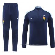 Chandal de Sudadera del Francia 24/25 Azul