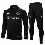 Chandal de Sudadera del Inter Miami Nino 25/26 Negro